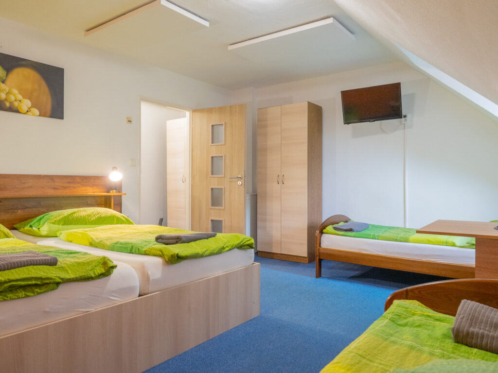 Hotel Club – čtyřlůžkový pokoj